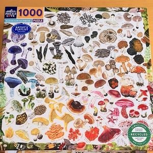 eeBoo Piece & Love Mushroom Rainbow puzzle 1000 pieces